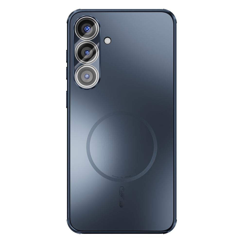 ABEEL For Samsung Galaxy S25 Magnetic Case TPU PC Cooling Matte Phone Back Cover with Lens Film