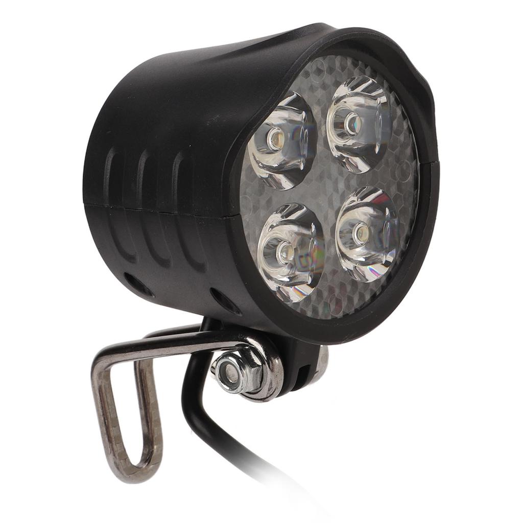 Electric Bike LED Headlight Built In Horn 4 Lights Scratch Resistant Waterproof Electric Scooters