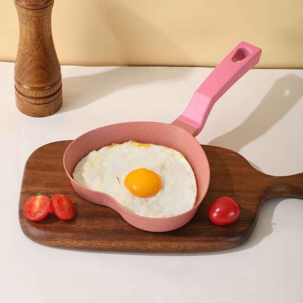 Flat-bottomed Egg Frying Pan Non-stick Hamburger Skillet Mini Pancake Pan Crepe