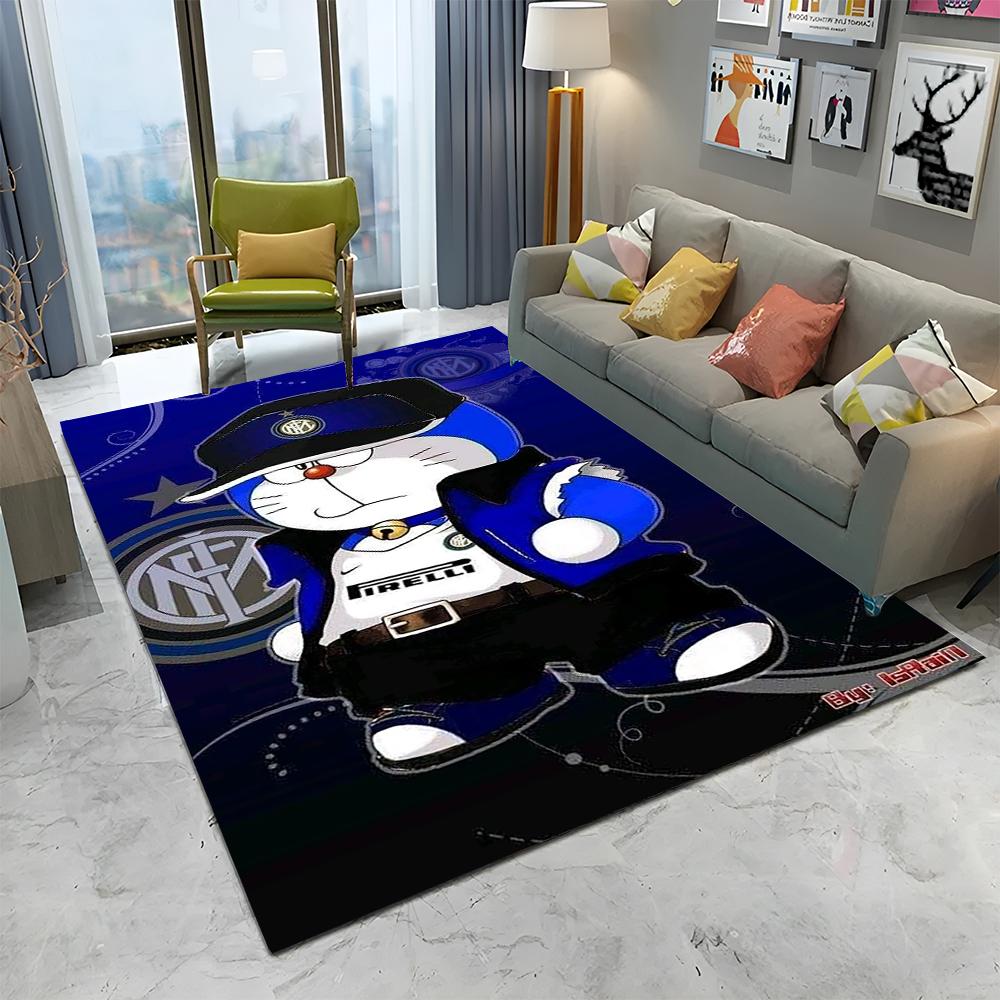 3D Printing D-Doraemon Anime Cartoon Carpet Rug for Home Living Room Bedroom Sofa Doormat Decor,kid Area Rug Non-slip Floor Mat