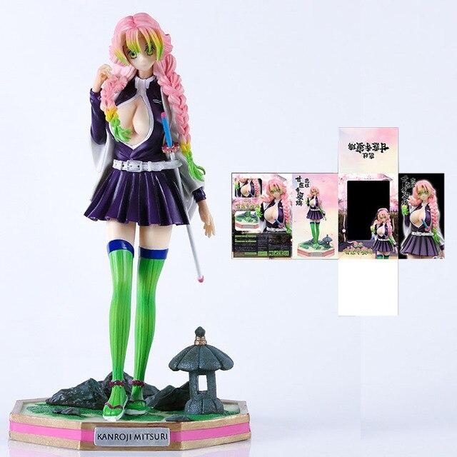 25 см аниме фигурка убийцы демонов Канродзи Мицури статуя ПВХ фигурка Кимецу Но Яиба Кочоу Синобу униформа фигурка Незуко