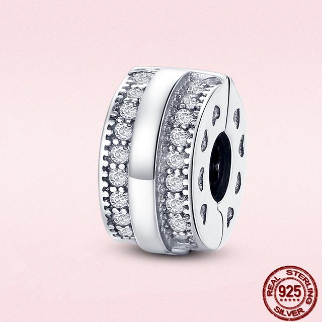 Круглые бусины в виде сердца из стерлингового серебра 925 пробы с изображением животных подходят для оригинального модного браслета-подвески DIY, модное серебро 925 пробы для изготовления ювелирных изделий