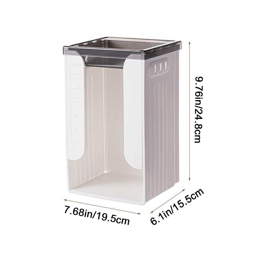 Large Capacity Instant Noodles Storage Box Plastic Folding Korea Ramen Storage Box Rectangular Space Saving
