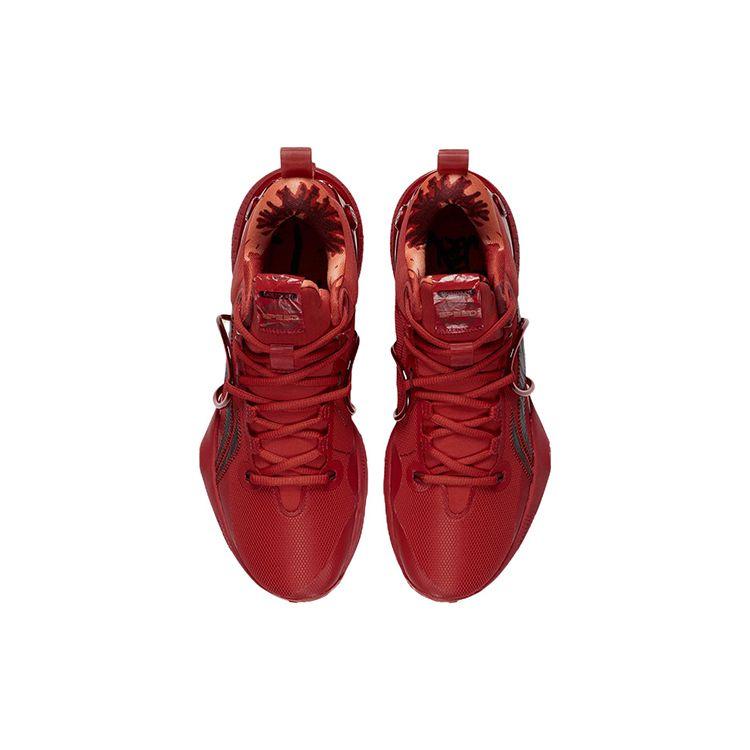 Li Ning Flash 8 Premium Shock Absorption Non-Slip Wear-Resistant Low-Top Basketball Shoes Men Sneaker Red ABAS005-5