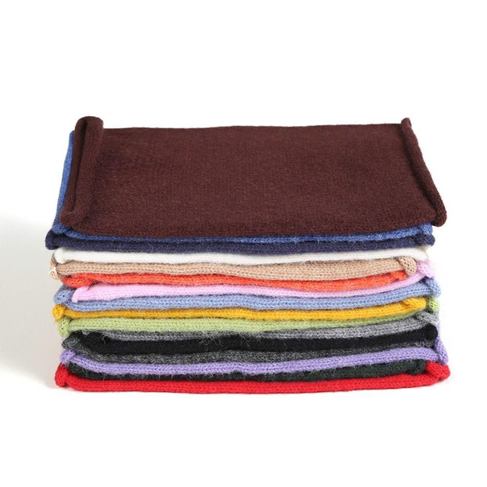 Вязаная спортивная бандана однотонная грелка для шеи теплая защита шеи велосипедный шарф лыжный