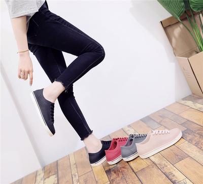 2025 модные повседневные туфли женские осенне-летние верхние туфли для девочек на шнуровке с плоским дном и низким верхом спортивные туфли с круглым носком дышащие туфли для серфинга