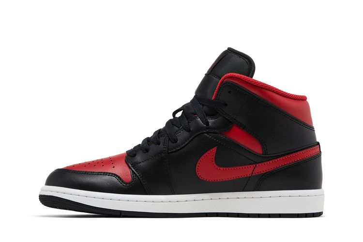 Men's Sneakers Nike Jordan 1 Mid Bred Twist Black/Varsity Red/Summit White