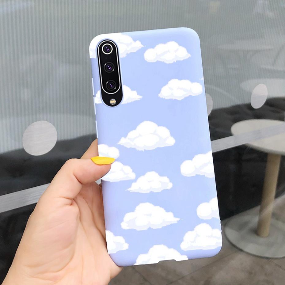 Phone Case For Xiaomi Mi 9 Lite Case Cute Silicone Back Cover For Xiaomi Mi 9 SE Mi9 9SE Mi9lite Phone Shell Soft TPU Bumper