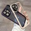 Премиальный металлический чехол для объектива для iPhone 17 Pro Max - Прозрачный, Защитный чехол с полным покрытием для Apple 16