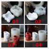 Подсвечник Литье Форма для хранения чашки DIY Цемент Ручная работа Минималистичный Бетон Смола Форма для подсвечника Поделки Домашний декор