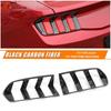 Накладки на задние фонари из углеродного волокна, защитные рамки для Ford Mustang 2024 2025