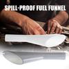 Fuel Filler Funnel for Car, Original Car Fuel Port Refill Fuel, Hook Storage Fuel Tank Filler Tube, Hard Plastic Fuel Tank Funnel, Durable Car