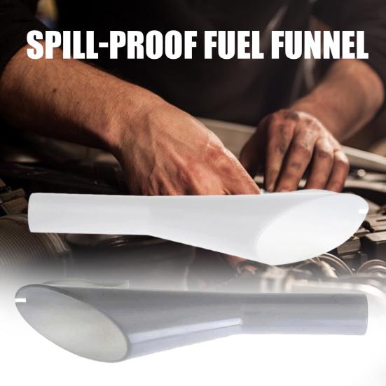 Fuel Filler Funnel for Car, Original Car Fuel Port Refill Fuel, Hook Storage Fuel Tank Filler Tube, Hard Plastic Fuel Tank Funnel, Durable Car