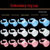 Кольца для пигмента для ресниц и тату, большие и маленькие размеры, 100 шт./пакет