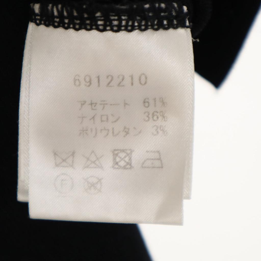 Rene сделано в Японии Трикотажный кардиган на молнии с длинным рукавом 38 черный Женский Б/У