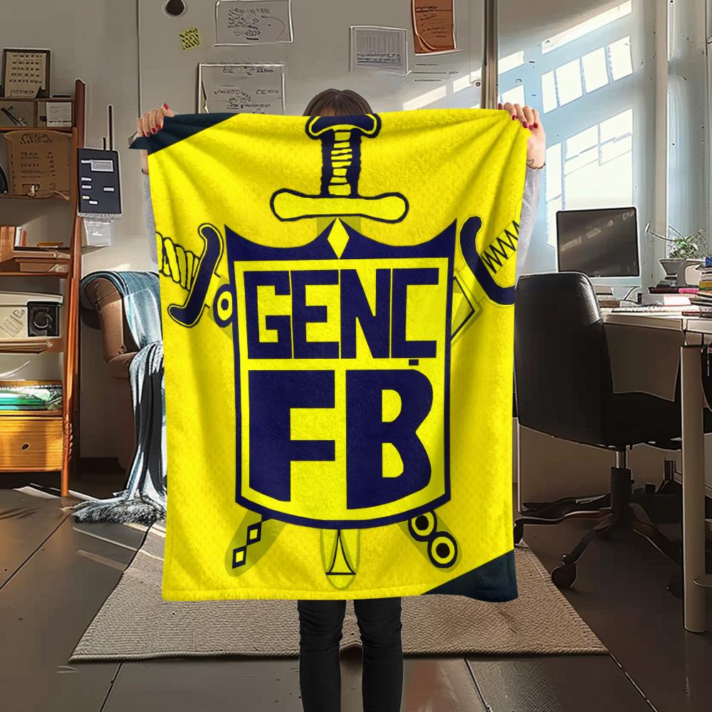 Fenerbahçe Youth Print Flannel Blanket, High quality Comfortable for All Seasons, Home Decor, Warmth and Comfort