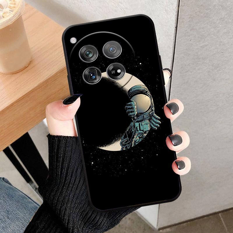 For OnePlus 12 Case Cover For OnePlus12 Fundas New Black Soft Silicone TPU Protective Phone Case For One Plus 12 Bumper Coque