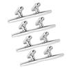 4PCS 4in Dock Cleat 316 Stainless Steel High Polished Boat Mooring Cleat for Yacht Ship Marine Desk