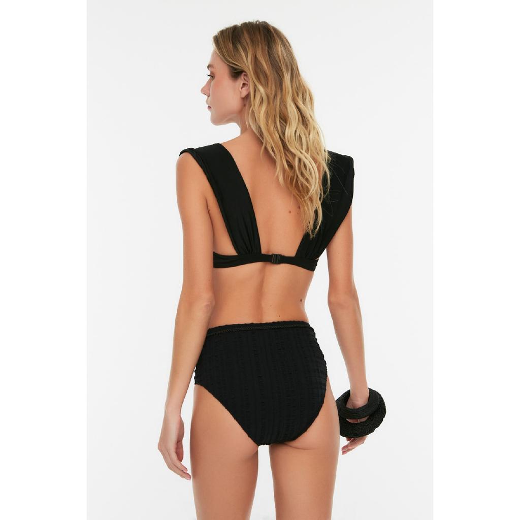 Плавки бикини с высокой талией и поясом цвета бежевого цвета Tbess21ba0167