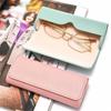 New PU Leather Glasses Case for  Women Sunglasses Myopia Storage Soft Box Portable Anti-pressure Eyewear Box Accessories