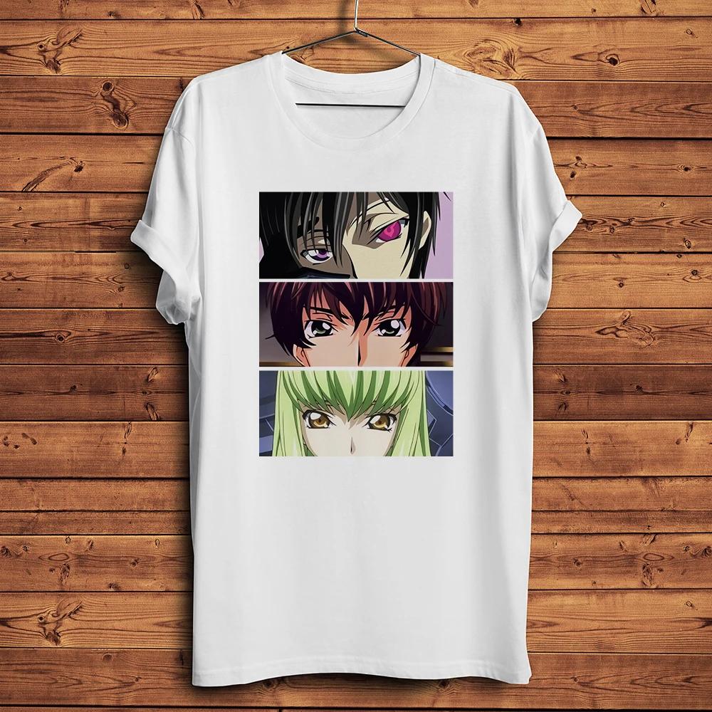 Code Geass Унисекс футболка с Лелушем, Си-Си, Сузаку, смешная аниме футболкаУнисекс Повседневная футболка с коротким рукавомУнисекс Дышащая уличная футболка