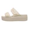 Crocs Бруклинская Повседневная Мода EVA Противоизносные Шлепанцы Женская Обувь Бежевый 210980-0LH