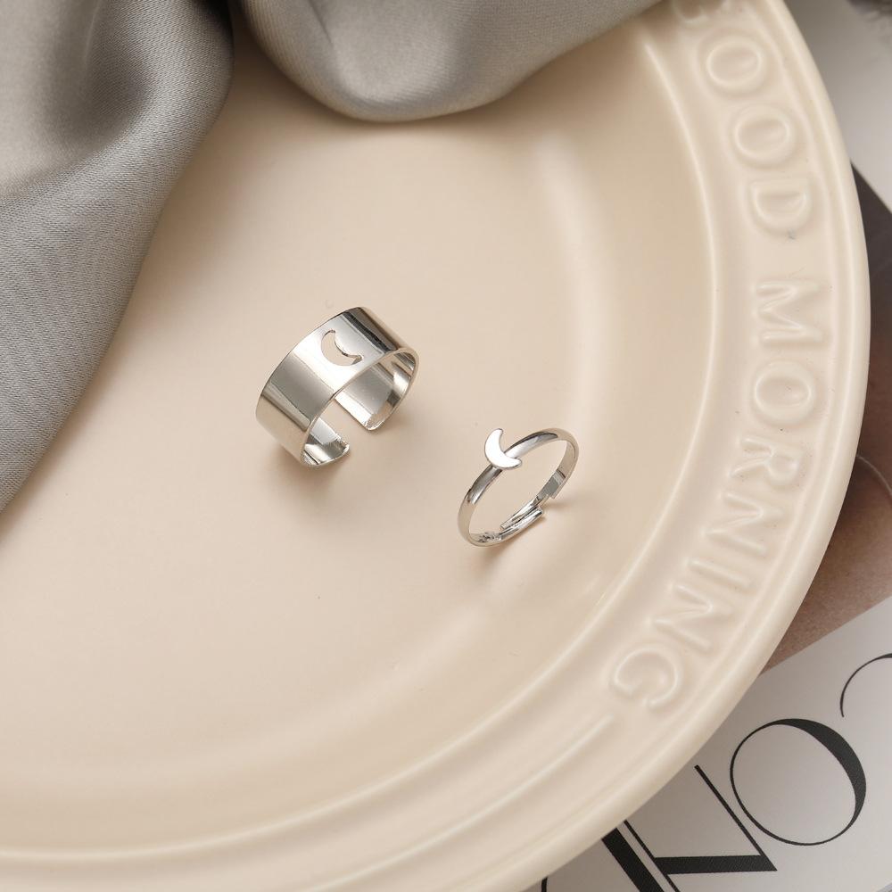 Набор колец из 2 предметов. Творческая личность. Кольца для пары в стиле панк-бабочка.