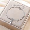 Cazador Starfish Shell Conch Charm Love Knot Chain Bracelet Stainless Steel Trendy Bracelets for Women Jewelry Mother's Gift