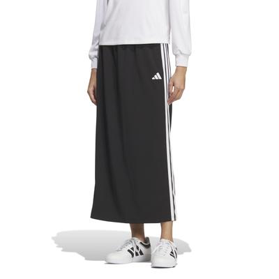 Юбка Adidas KN черная размера 2L Must-Have с тремя полосками I-силуэта, женская SW799, (KA0965),