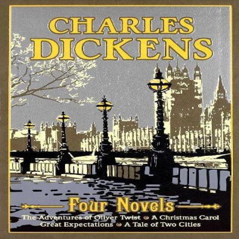 Charles Dickens Four Novels by Charles Dickens Hardback Book 9781667211558