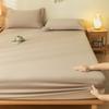 Luxury Double Bed Bed Sheet Elastic Fitted Sheet Mattress Cover Couple Bed Linen Bedding Twin Full Queen King Size
