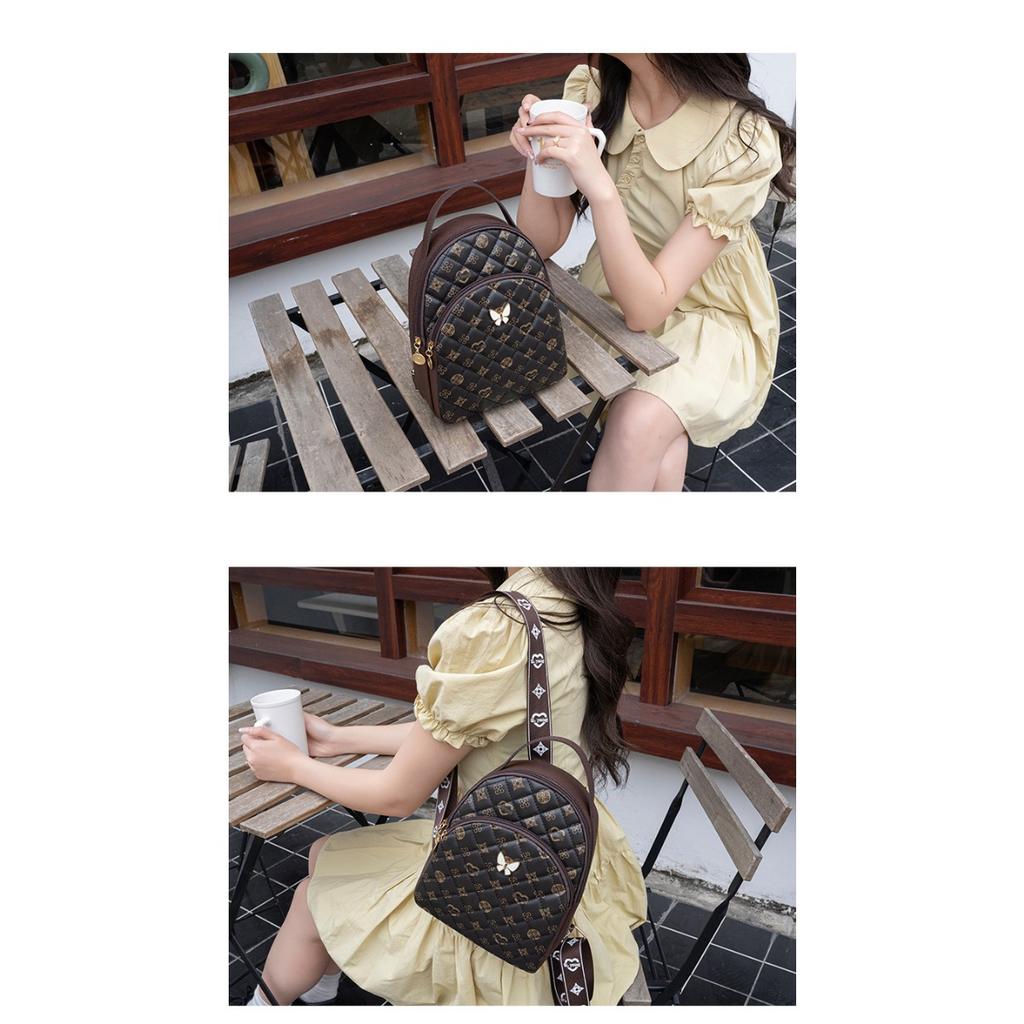 Сумка через плечо с принтом в стиле ретро, многофункциональная школьная сумка, повседневные рюкзаки большой вместимости