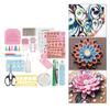 Набор для квиллинга из 24 шт., Полоски для квиллинга, Набор инструментов для квиллинга, Электрическая ручка для скручивания бумаги, Доска-шаблон, Сетка для инструментов квиллинга, Дизайн бумаги