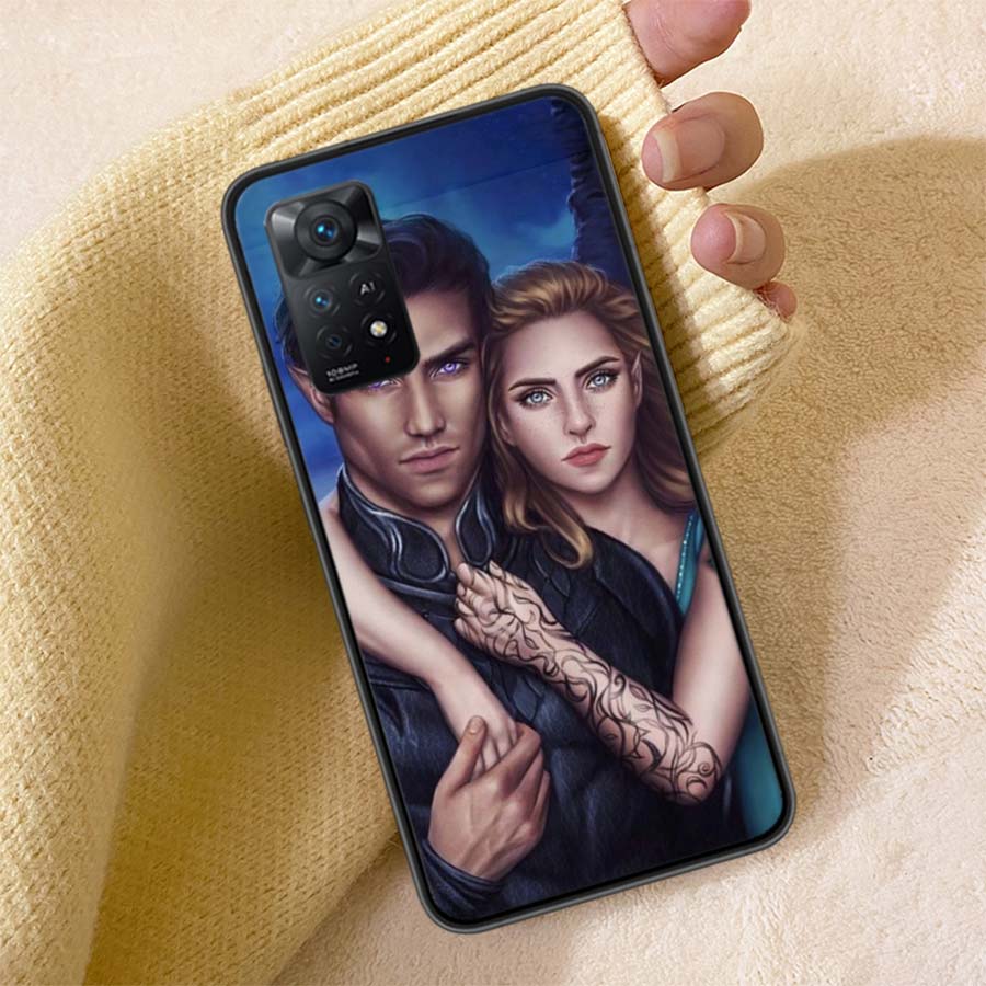 Чехол для телефона Sarah J Maas «Королевство шипов и роз» Для Redmi Note 13 14 15 Pro Plus 12 13C 12C 15C 9 10 10C 9T 9C 9A Мягкий чехол из ТПУ