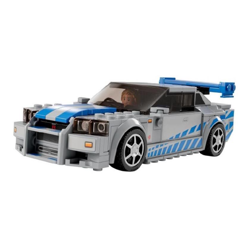 LEGO Скорость Быстрый 2 Неистовый Nissan Skyline GT-R R34 Строительные Блоки 319шт 76917