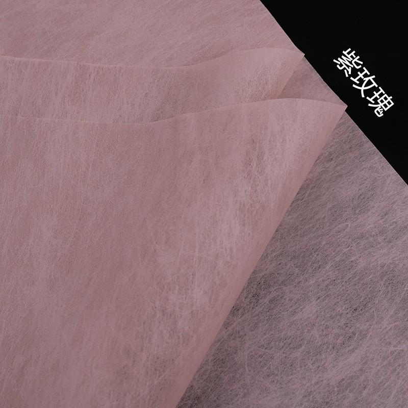 Custom Waterproof Bouquet Paper - Solid Color Cotton Flower Wrap Material