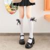 Bow Tube Socks Women's Spring and Autumn Black and White JK Lolita Calf Socks Japanese Girls College Style Knee Socks