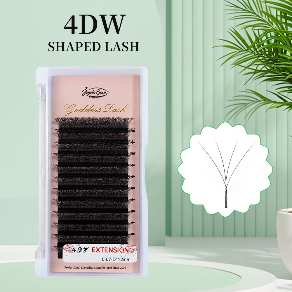 Накладки для ресниц Goddess W 2D/3D/4D/5D/6D/7D/8D W Накладные ресницы 0.07 C D M/LU Готовые веерные пучки Индивидуальные ресницы