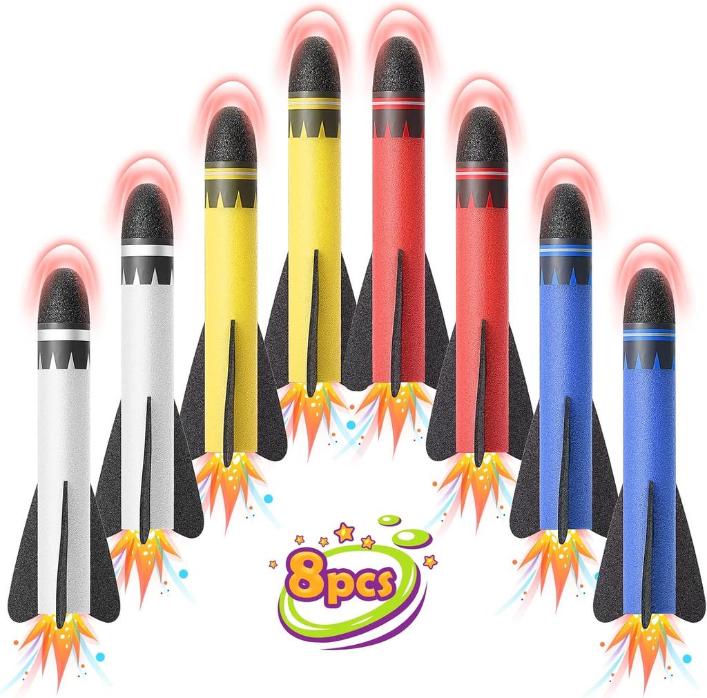 Игрушка-ракета для детей, игрушка Anginne для мальчиков 3-10 лет, пасхальные подарки, детские игры на открытом воздухе для детей, игрушка для мальчика 3-9 лет, подарок для девочек 3-11 лет