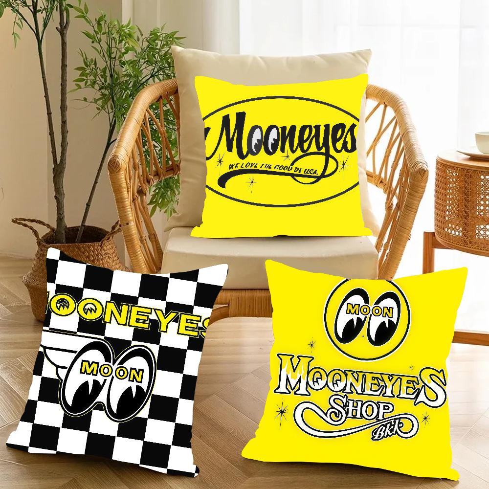 Fashion Brands M-Mooneyes Pillow Case Applicable Space For Guest Rooms Interiors Cars Office House Decoration