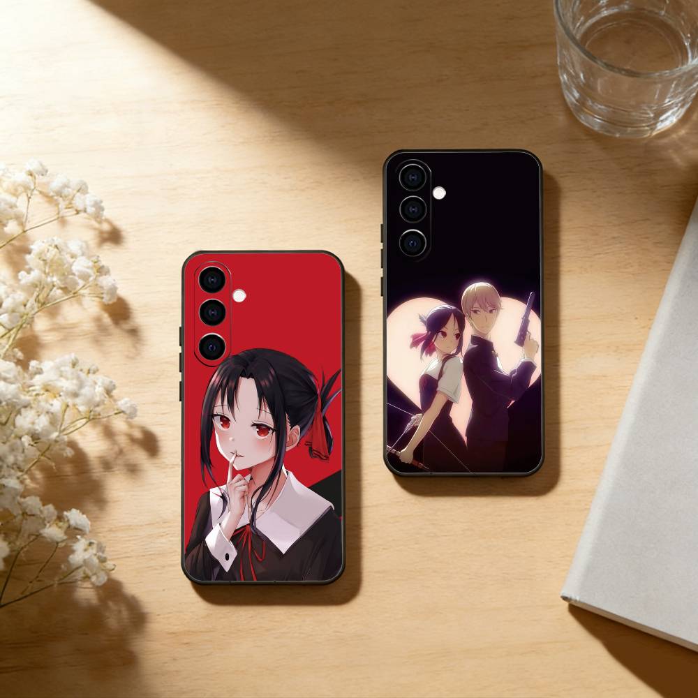 Чехол для телефона Kaguya sama Love is War для Samsung Galaxy A73, A72, A71, A70, A53, A52, A51, Другие Мягкий Черный Чехол