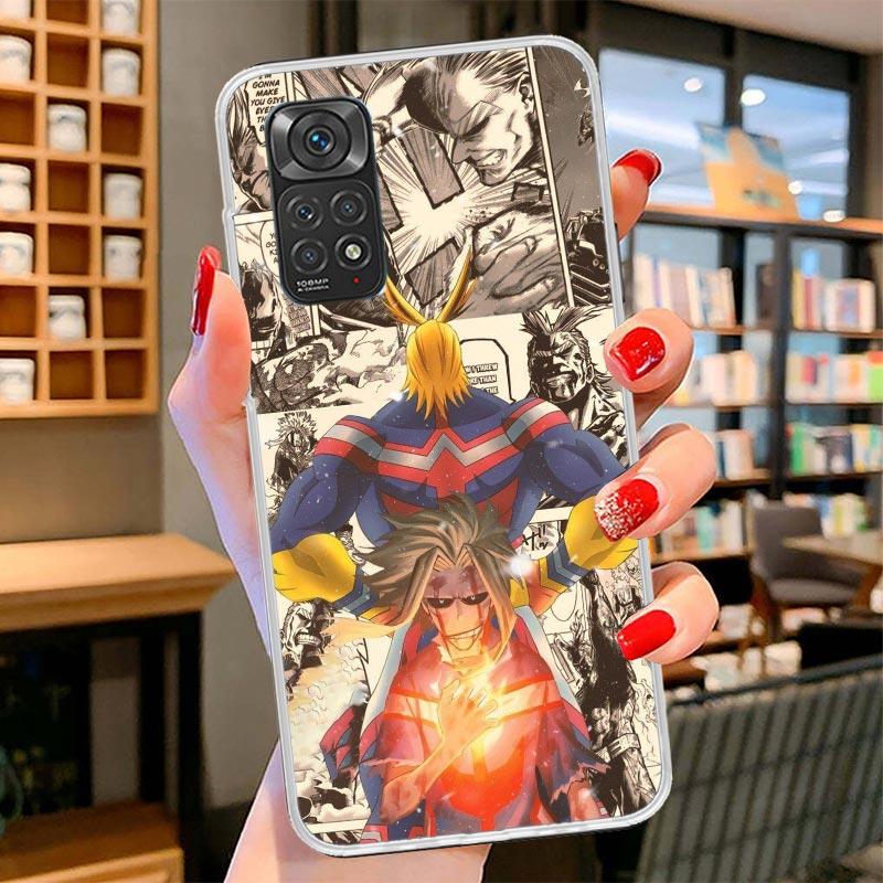 Чехол для телефона My Hero Deku для Xiaomi Redmi Note 15 14 13 12 11 10 Pro Plus 14S 12S 11S 11T 11E 10S Мягкий чехол-бампер Redmi N