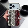 Винтажный чехол для телефона из ТПУ с узором тотема для iPhone 17 16e 16 15 Pro Max 14 13 12 Pro Max 11 Air Мягкая кожаная текстура Силиконовый чехол