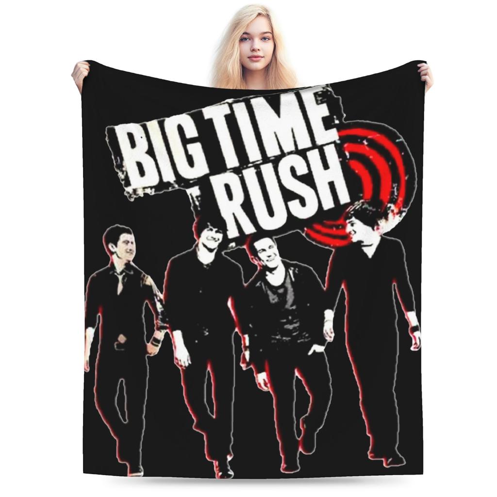 Команда Big Time Rush Тур Eras Аксессуары Плед Ультрамягкий Фланелевый Плед-Покрывало Коврик для Отдыха