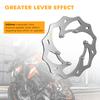 For KTM EXC 300 2004-2024 EXC250 EXCF 350 EXC 450 SX125 SXF 250 SXF 450 XC XCF XCW XCFW TPI 240mm Oversized Rear Brake Rotor Kit