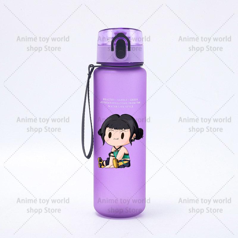 KPop Demons Hunters Large Capacity Sports Water Bottle Motivational Leak Proof Portable Reusable Cups Outdoor Travel Gym Jugs
