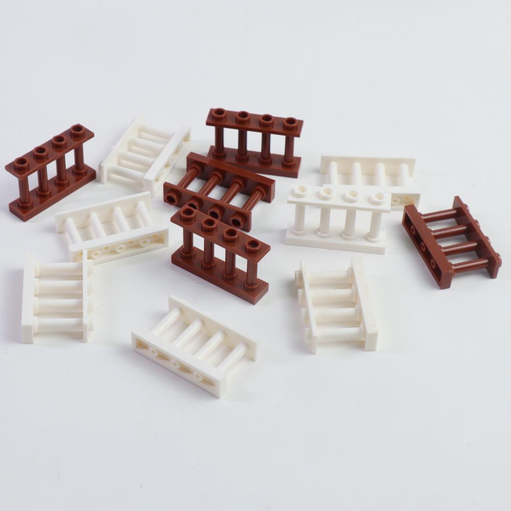 20 шт. DIY Забор Перила Совместимые Модели Строительные Блоки Аксессуары Базовые Компоненты для Дома Сада Подарок Игрушечные Детали Совместимые