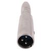 1 шт. Кабель XLR Male на 1/4 дюйма Female, 3-контактный аудиоадаптер для микрофона, моноразъем 6,35 мм для микрофона