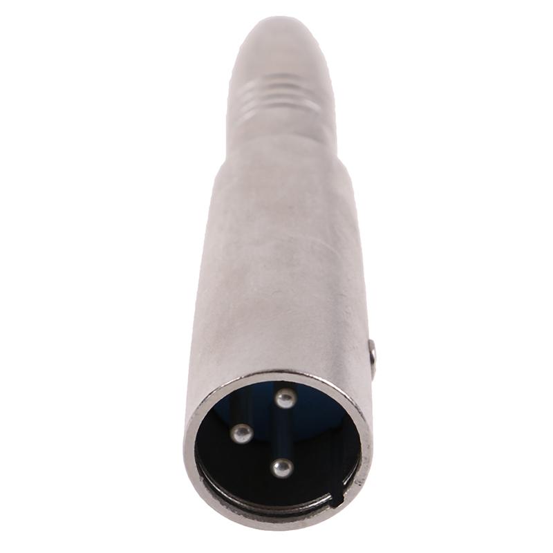 1 шт. Кабель XLR Male на 1/4 дюйма Female, 3-контактный аудиоадаптер для микрофона, моноразъем 6,35 мм для микрофона