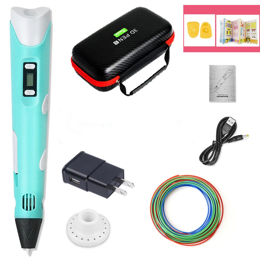 3D-ручка для детей, 3D-ручки для печати «сделай сам», карандаши для рисования с чехлом на нити PLA, новинка, подарок для детей, подарок на день рождения